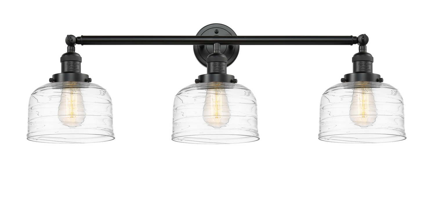 Three Light Bath Vanity by Innovations - Franklin Restoration Collection, Oil Rubbed Bronze Finish - 205-OB-G713