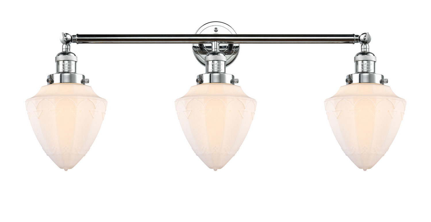 LED Bath Vanity by Innovations - Franklin Restoration Collection, Polished Chrome Finish - 205-PC-G661-7-LED