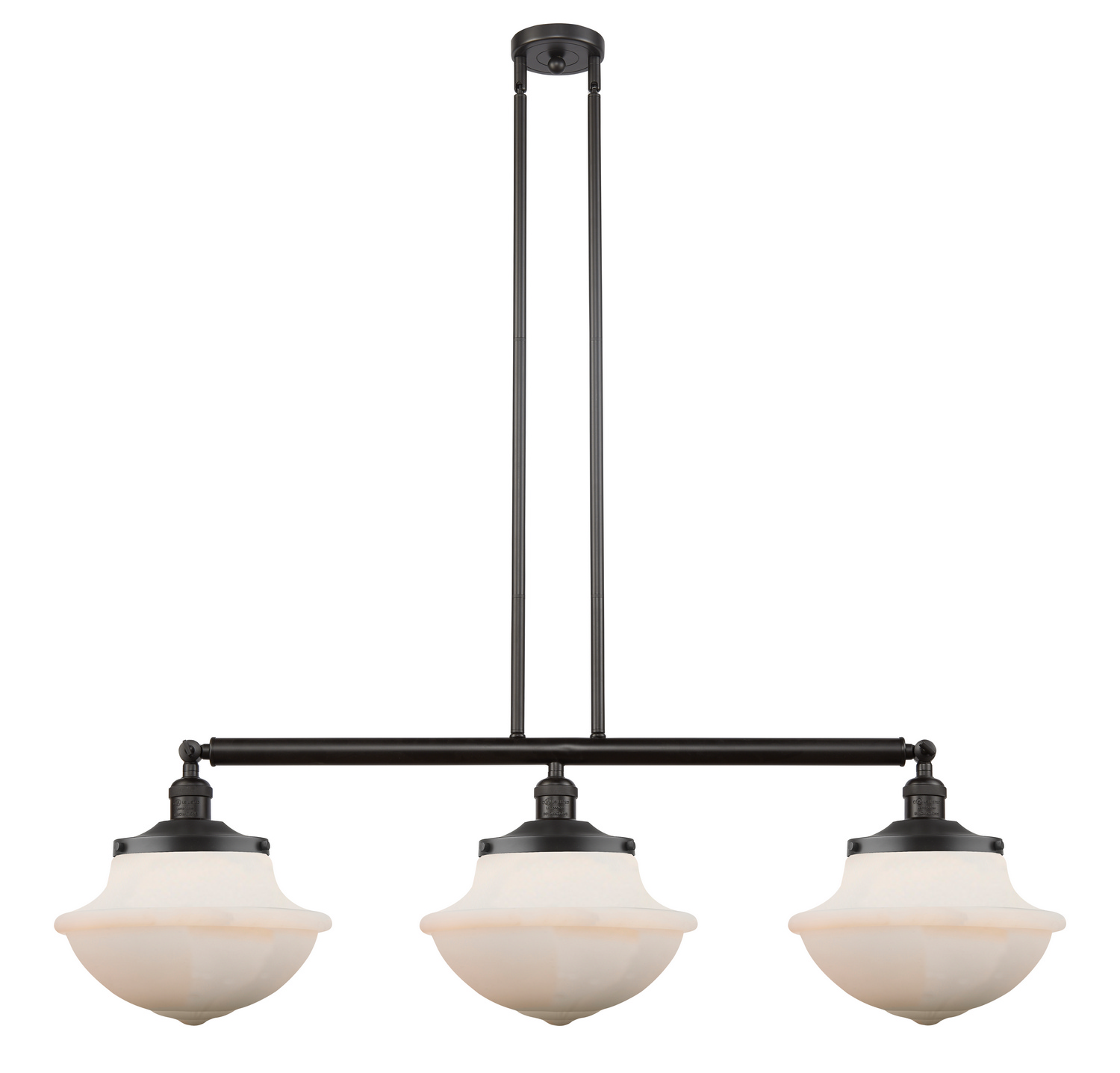 LED Island Pendant by Innovations - Franklin Restoration Collection, Oil Rubbed Bronze Finish - 213-OB-G541-LED
