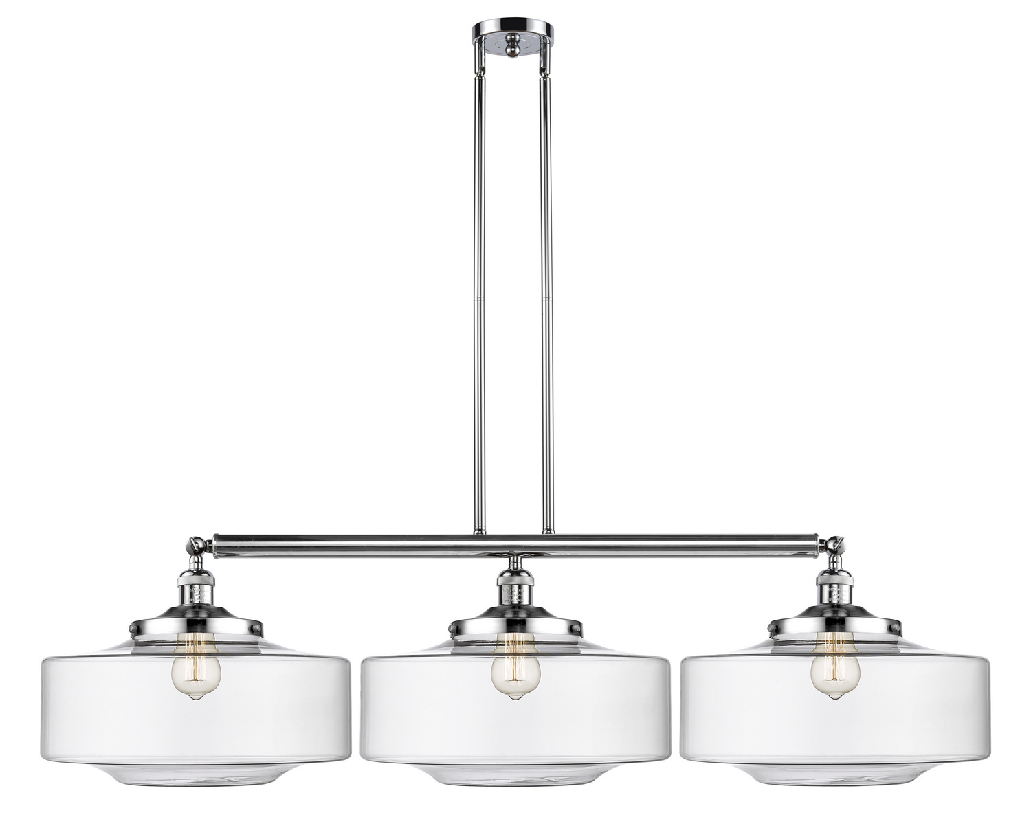 LED Island Pendant by Innovations - Franklin Restoration Collection, Polished Chrome Finish - 213-PC-G692-16-LED
