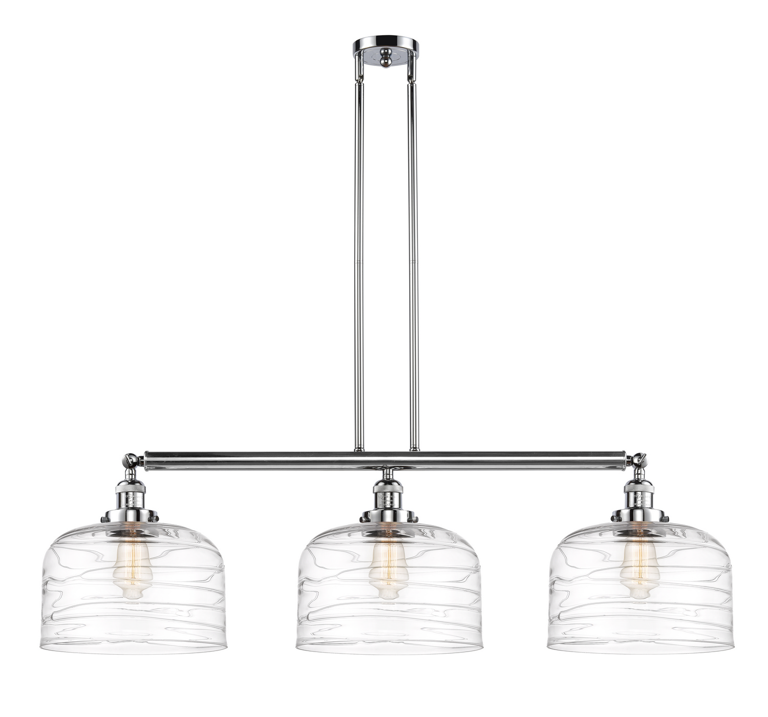 LED Island Pendant by Innovations - Franklin Restoration Collection, Polished Chrome Finish - 213-PC-G713-L-LED