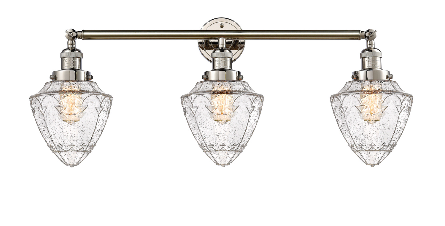 LED Bath Vanity by Innovations - Franklin Restoration Collection, Polished Nickel Finish - 205-PN-G664-7-LED