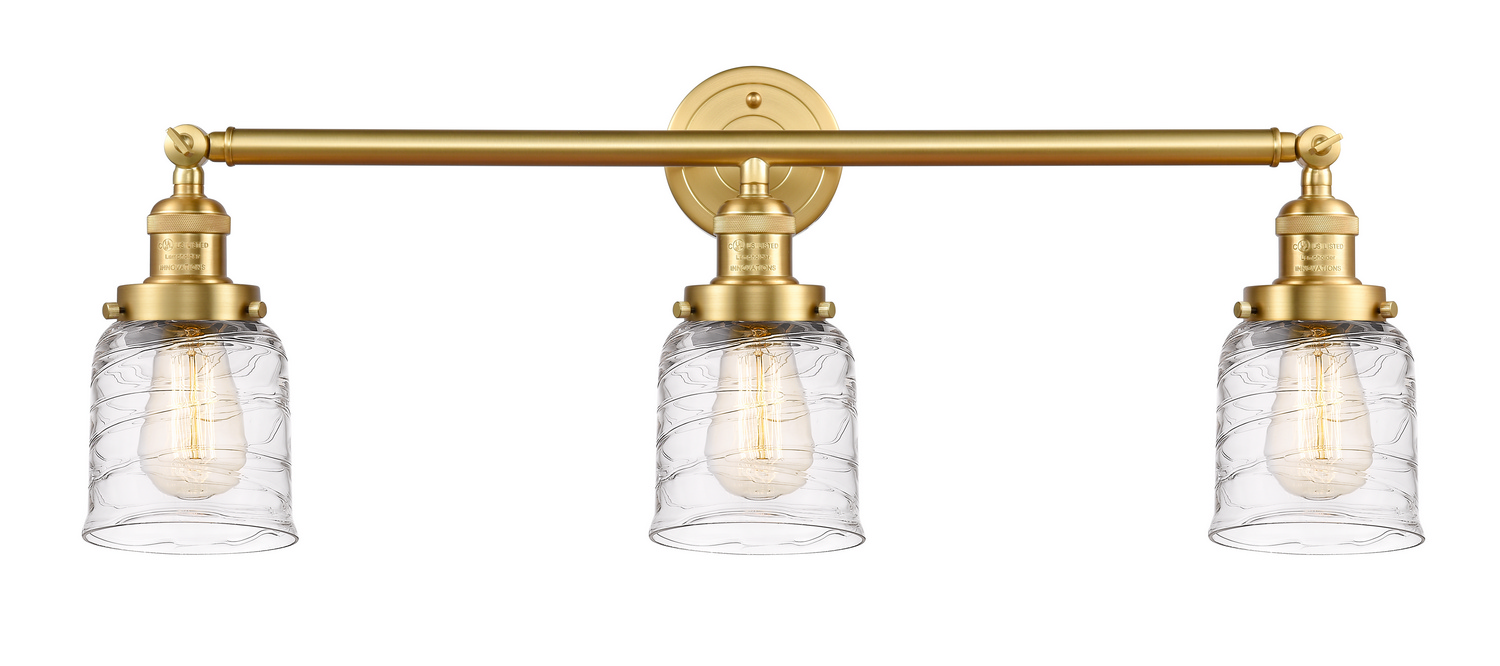 LED Bath Vanity by Innovations - Franklin Restoration Collection, Satin Gold Finish - 205-SG-G513-LED