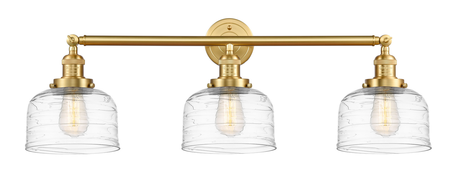 LED Bath Vanity by Innovations - Franklin Restoration Collection, Satin Gold Finish - 205-SG-G713-LED