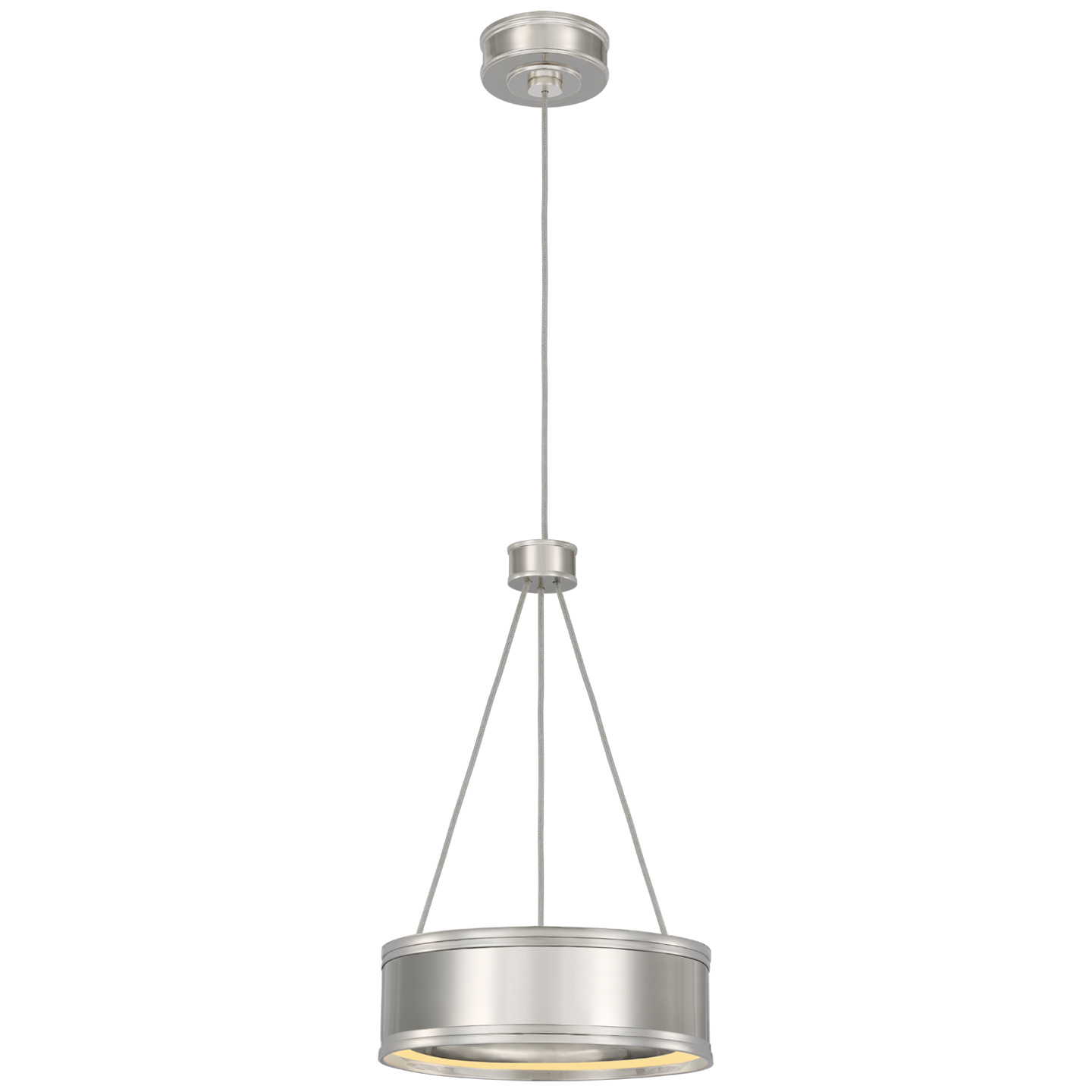 Visual Comfort Signature Connery LED Pendant in Polished Nickel - CHC 1610PN