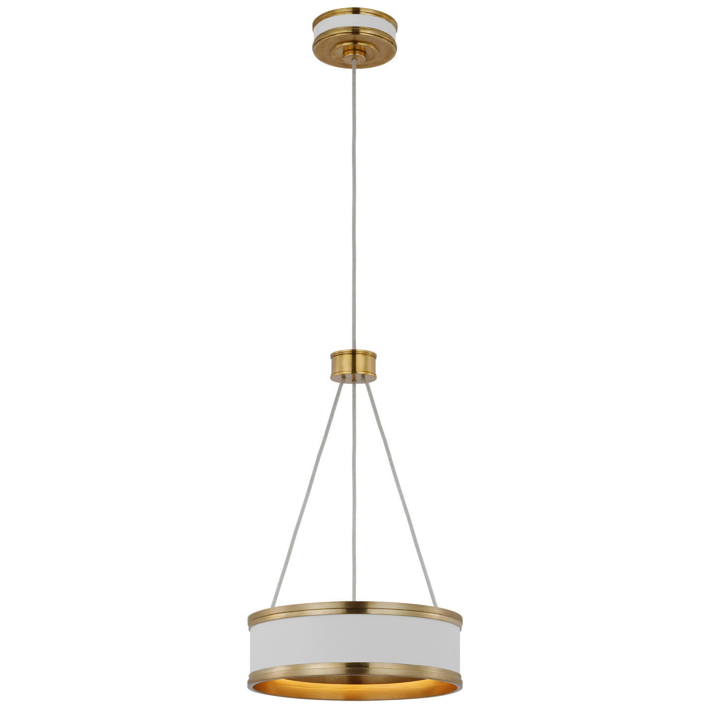 Visual Comfort Signature Connery LED Pendant in Matte White - CHC 1610WHT