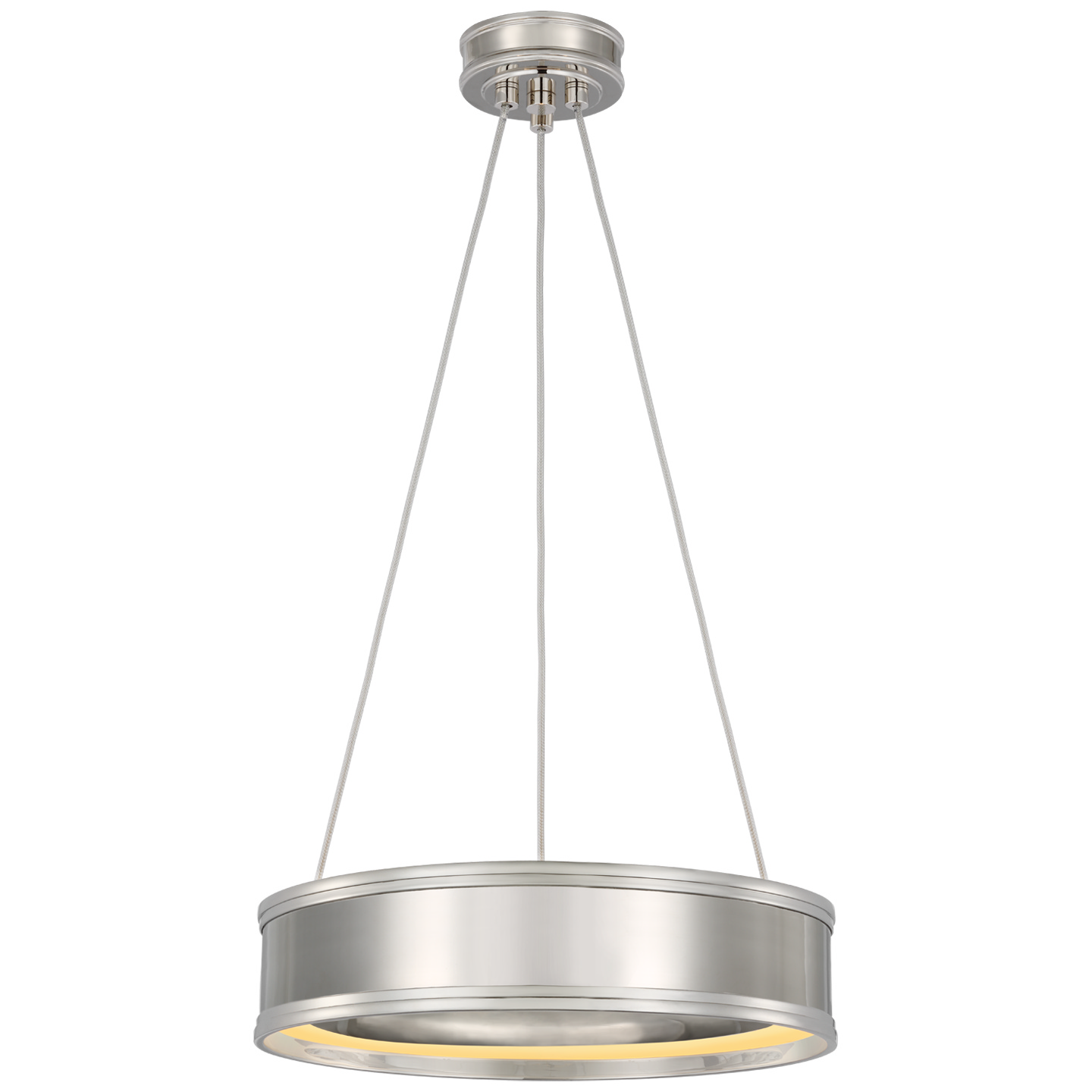 Visual Comfort Signature Connery LED Pendant in Polished Nickel - CHC 1611PN