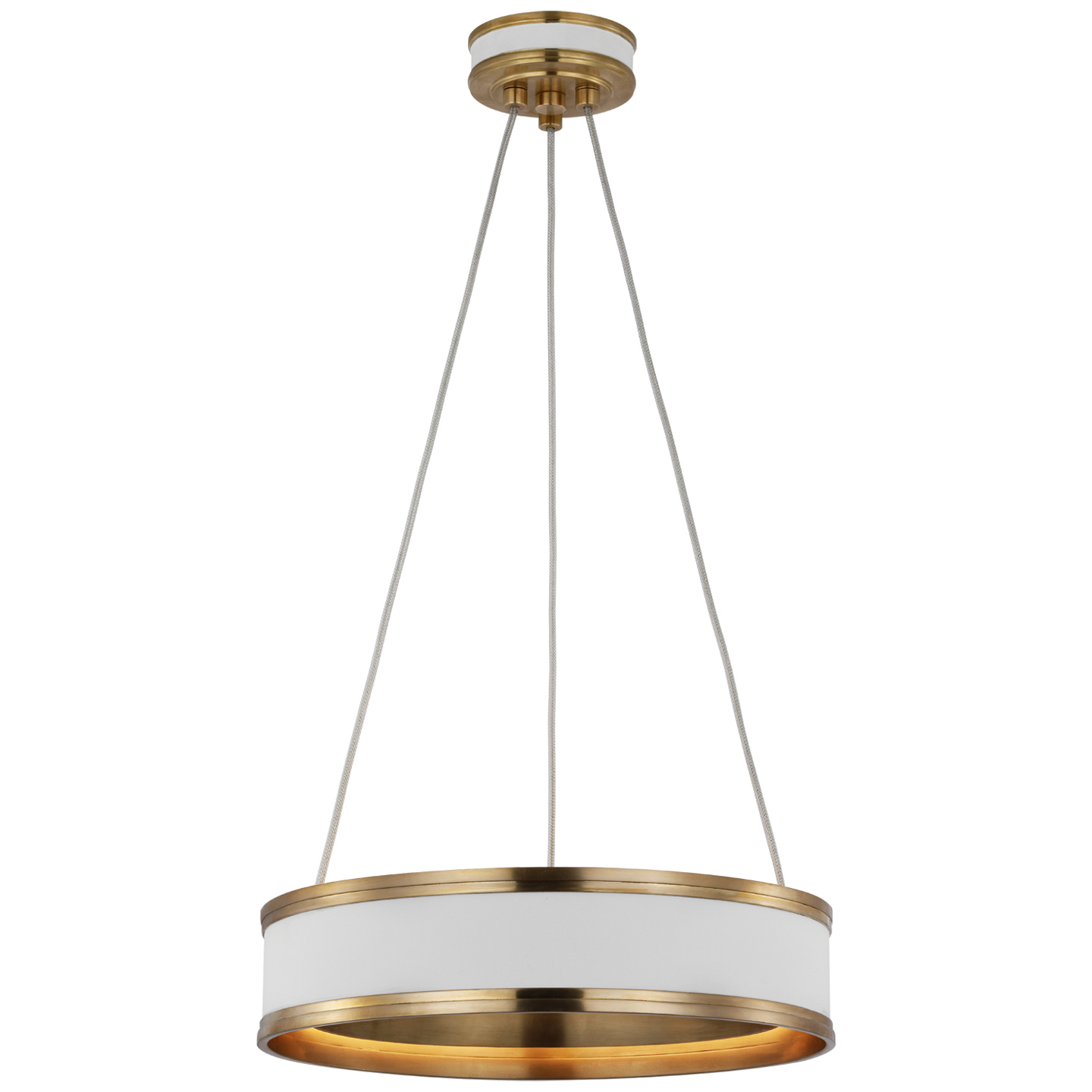 Visual Comfort Signature Connery LED Pendant in Matte White - CHC 1611WHT