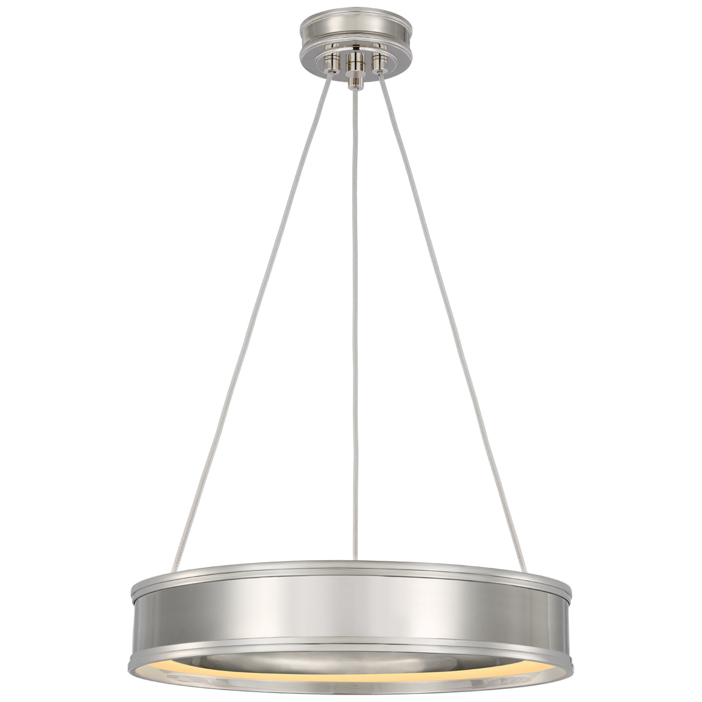 Visual Comfort Signature Connery LED Chandelier in Polished Nickel - CHC 1612PN