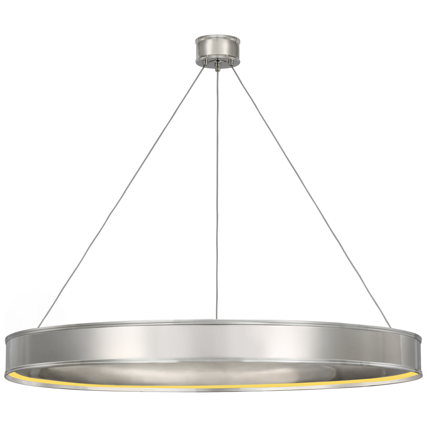 Visual Comfort Signature Connery LED Chandelier in Polished Nickel - CHC 1617PN