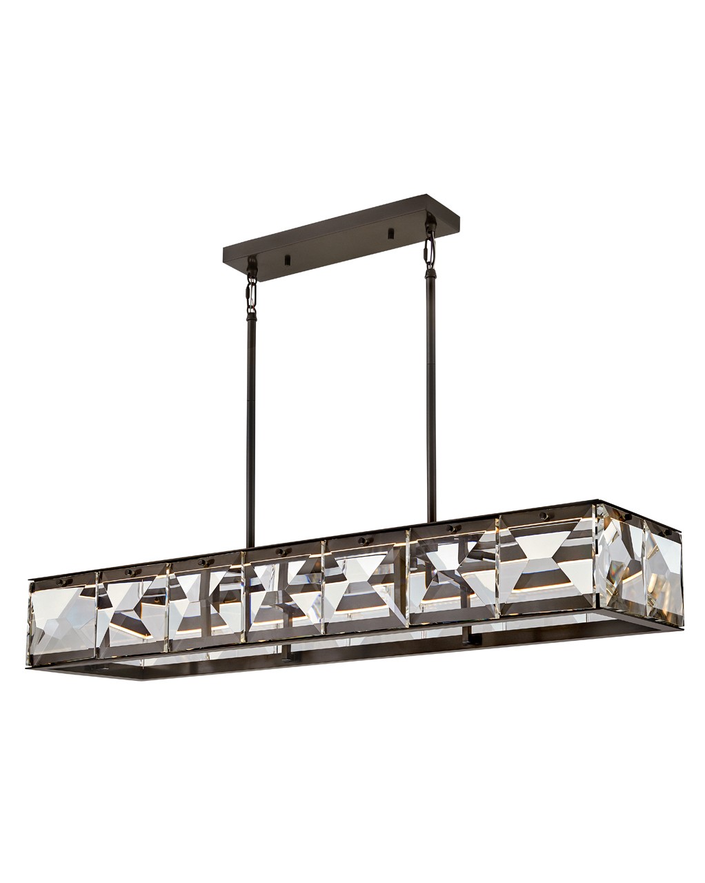 Fredrick Ramond Jolie LED Linear Chandelier in Black Oxide - FR30106BX