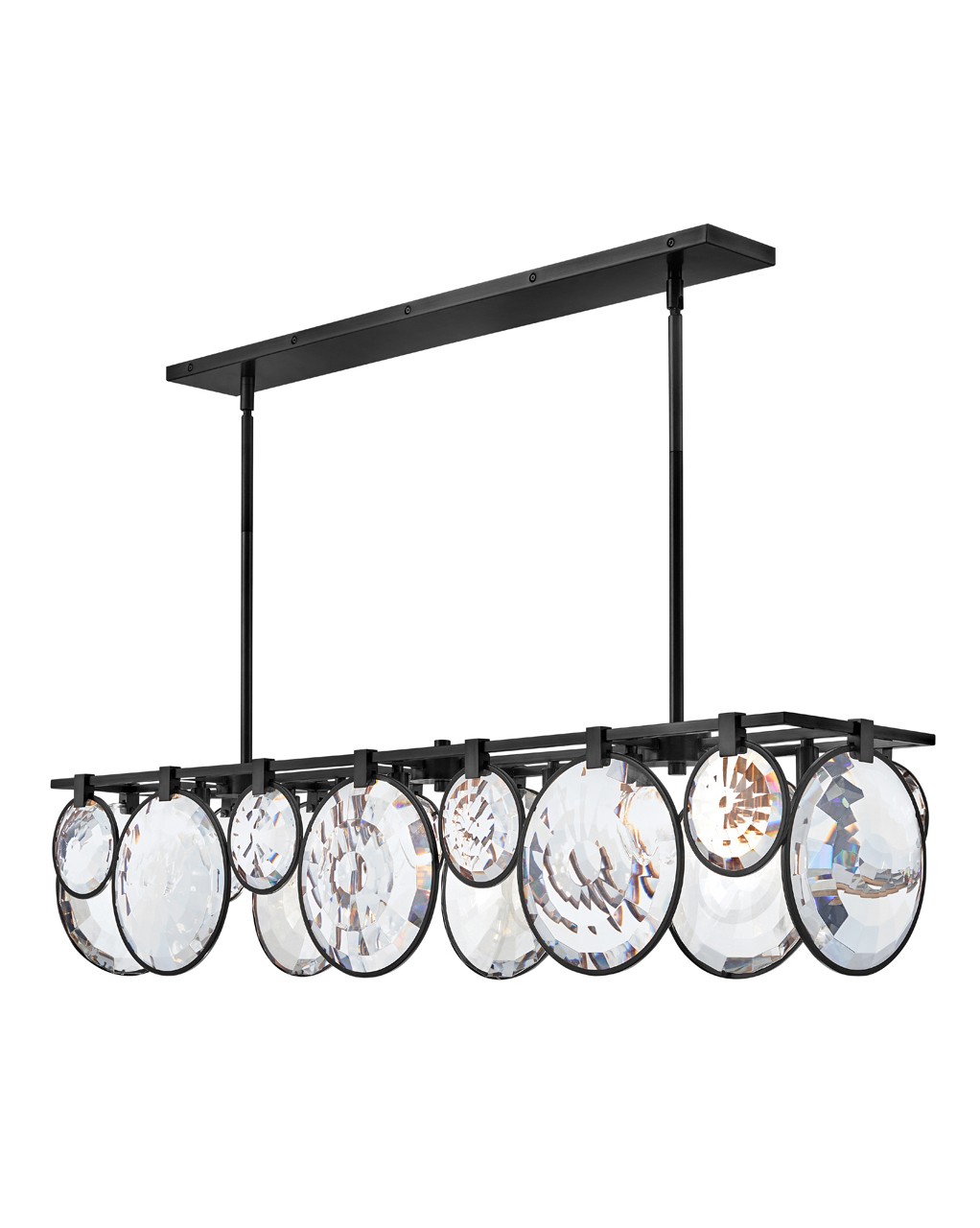 Fredrick Ramond Nala LED Linear Chandelier in Black - FR31266BLK
