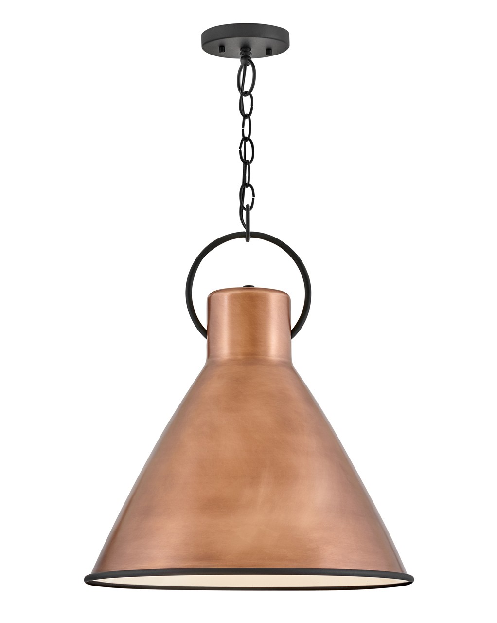 Hinkley Winnie LED Pendant in Antique Copper - 3555AP