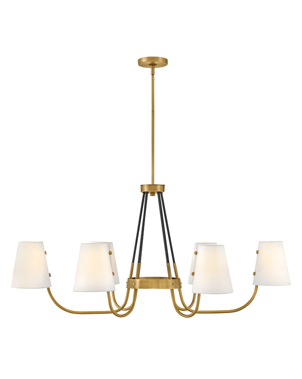 Hinkley Aston LED Linear Pendant in Heritage Brass - 37388HB