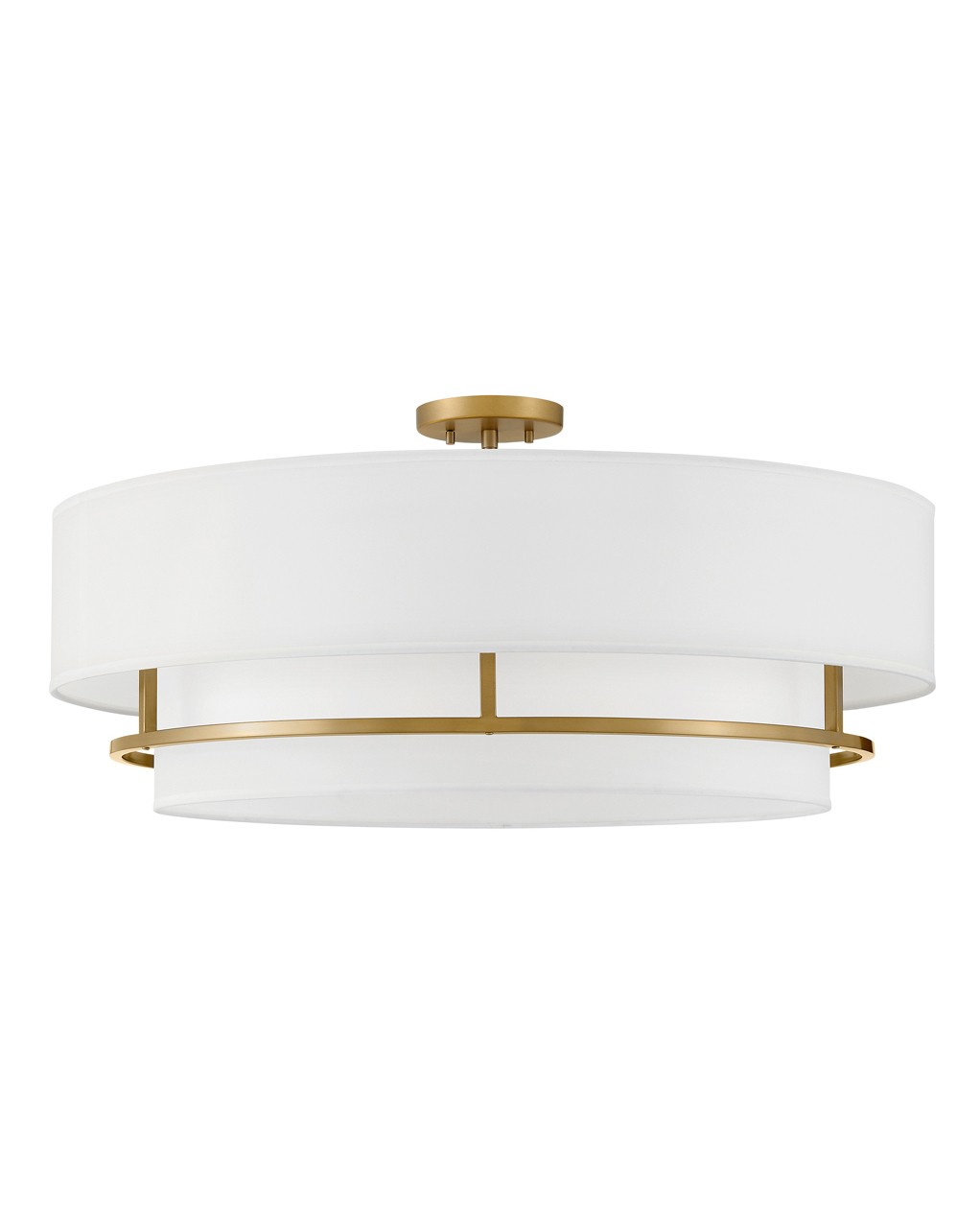 Hinkley Graham LED Semi-Flush Mount in Lacquered Brass - 38895LCB