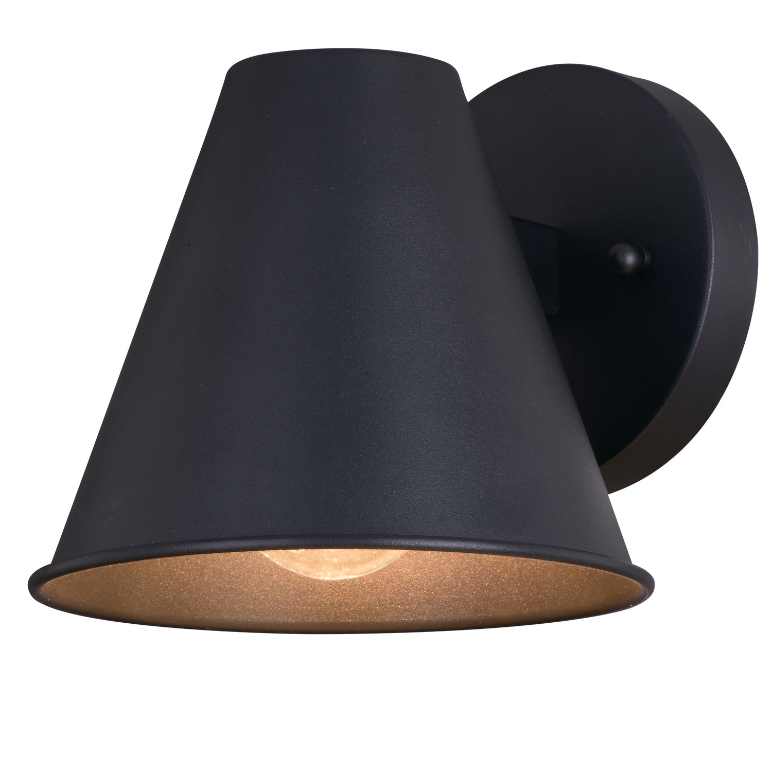 Textured Black One Light Outdoor Wal Mount from the Smith Collection