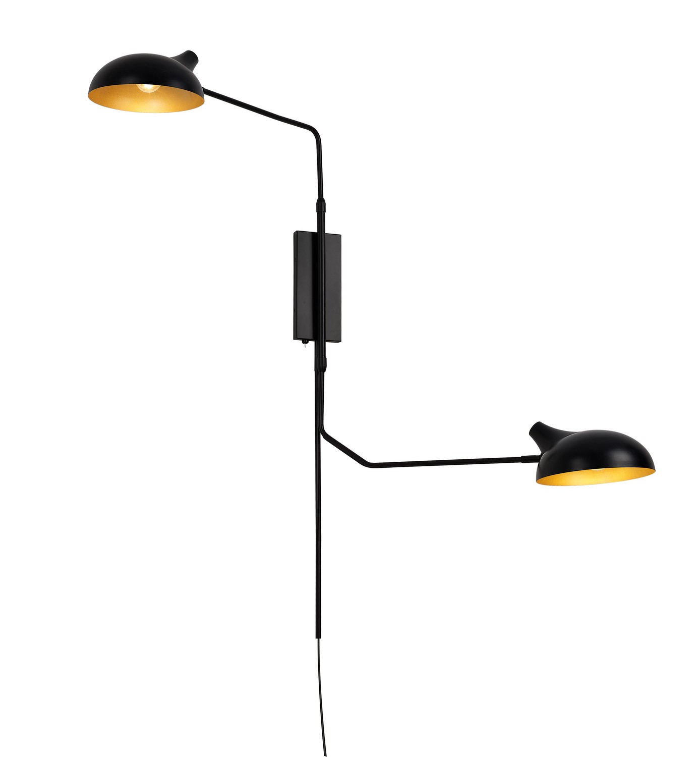 Two Light Wall Sconce by Z-Lite - Bellamy Collection, Matte Black Finish - 1942-2S-MB