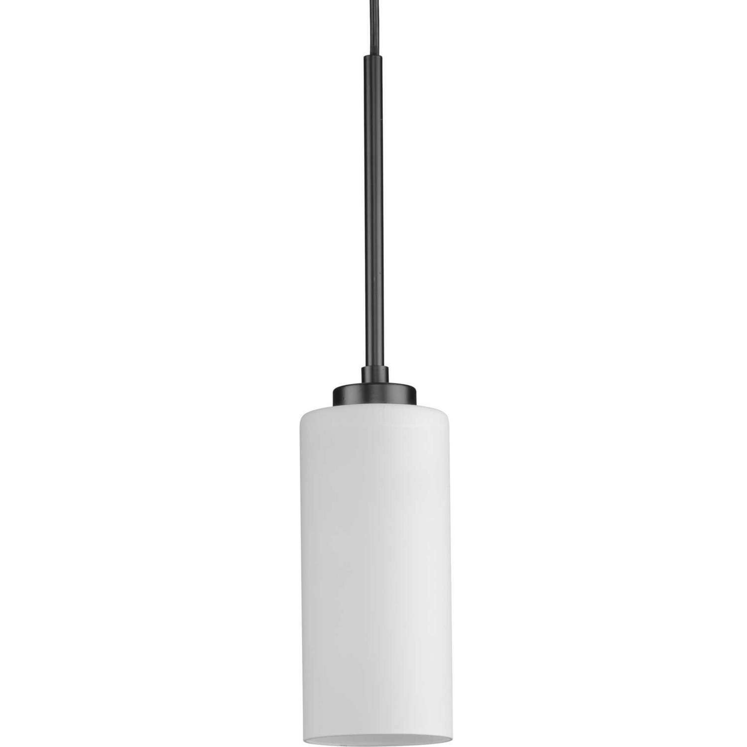 Matte Black One Light Pendant from the Cofield Collection