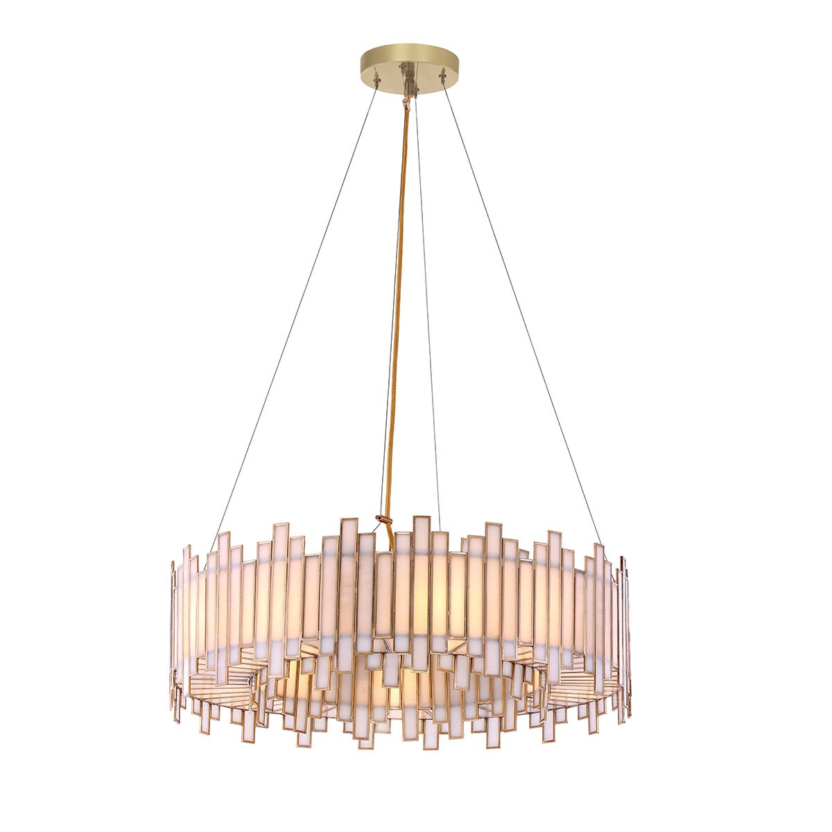 Brass Chandelier Fr… - image