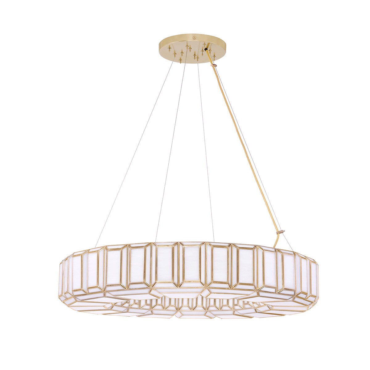 Brass Chandelier Fr… - image