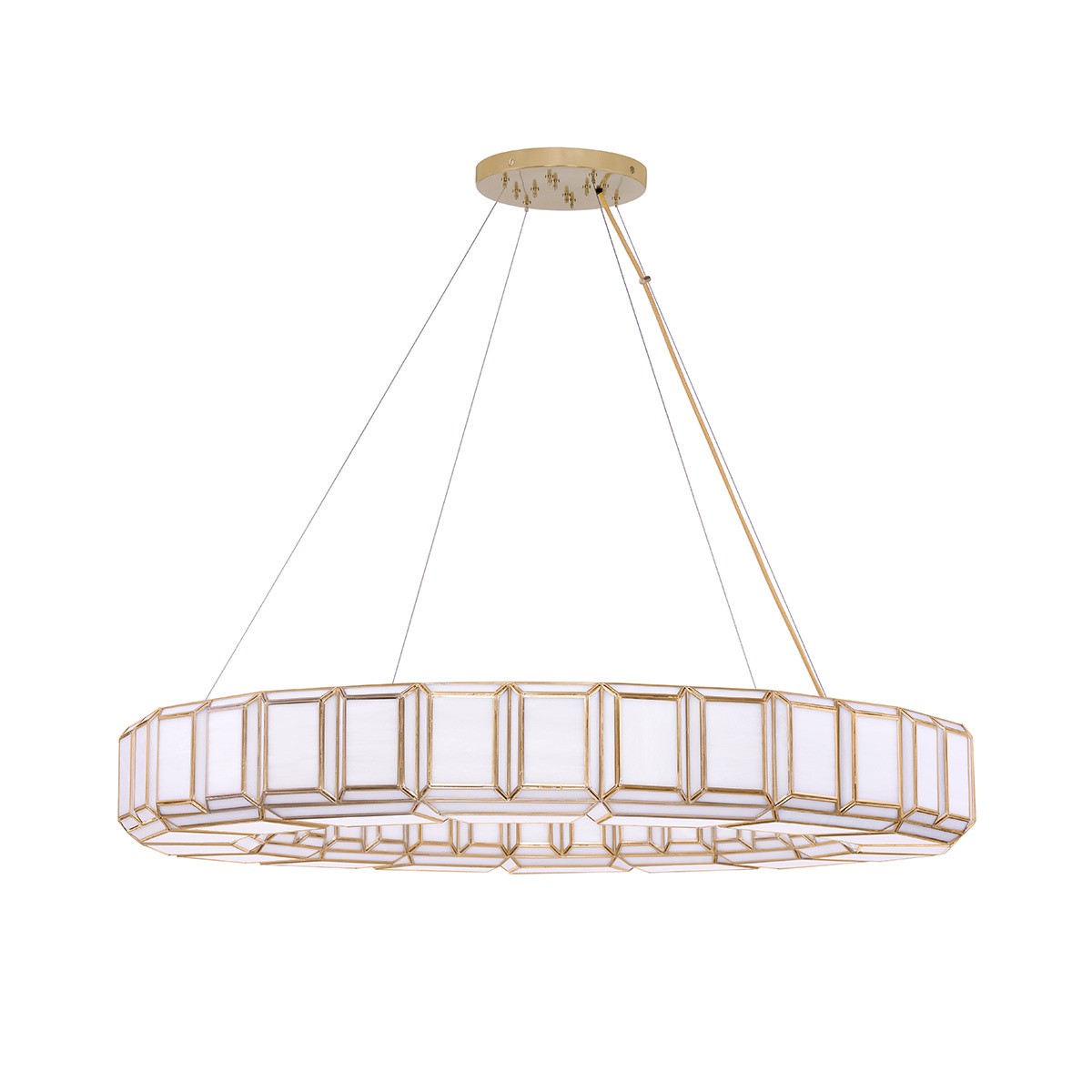 Brass Chandelier Fr… - image
