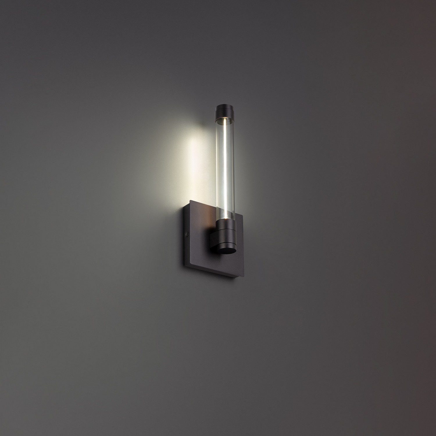 WAC WS-51313-BK BLACK WALL SCONCE 3000K