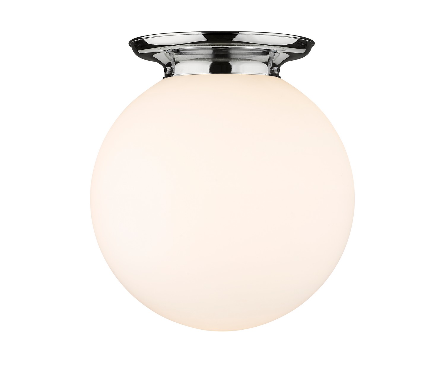 One Light Flush Mount by Innovations - Essex Collection, Polished Chrome Finish - 221-1F-PC-G201-16