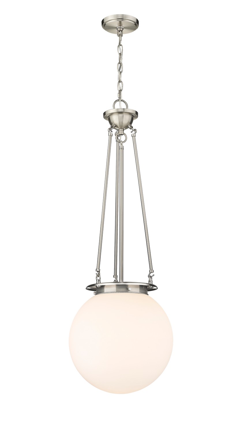 One Light Pendant by Innovations - Essex Collection, Satin Nickel Finish - 221-1P-SN-G201-14