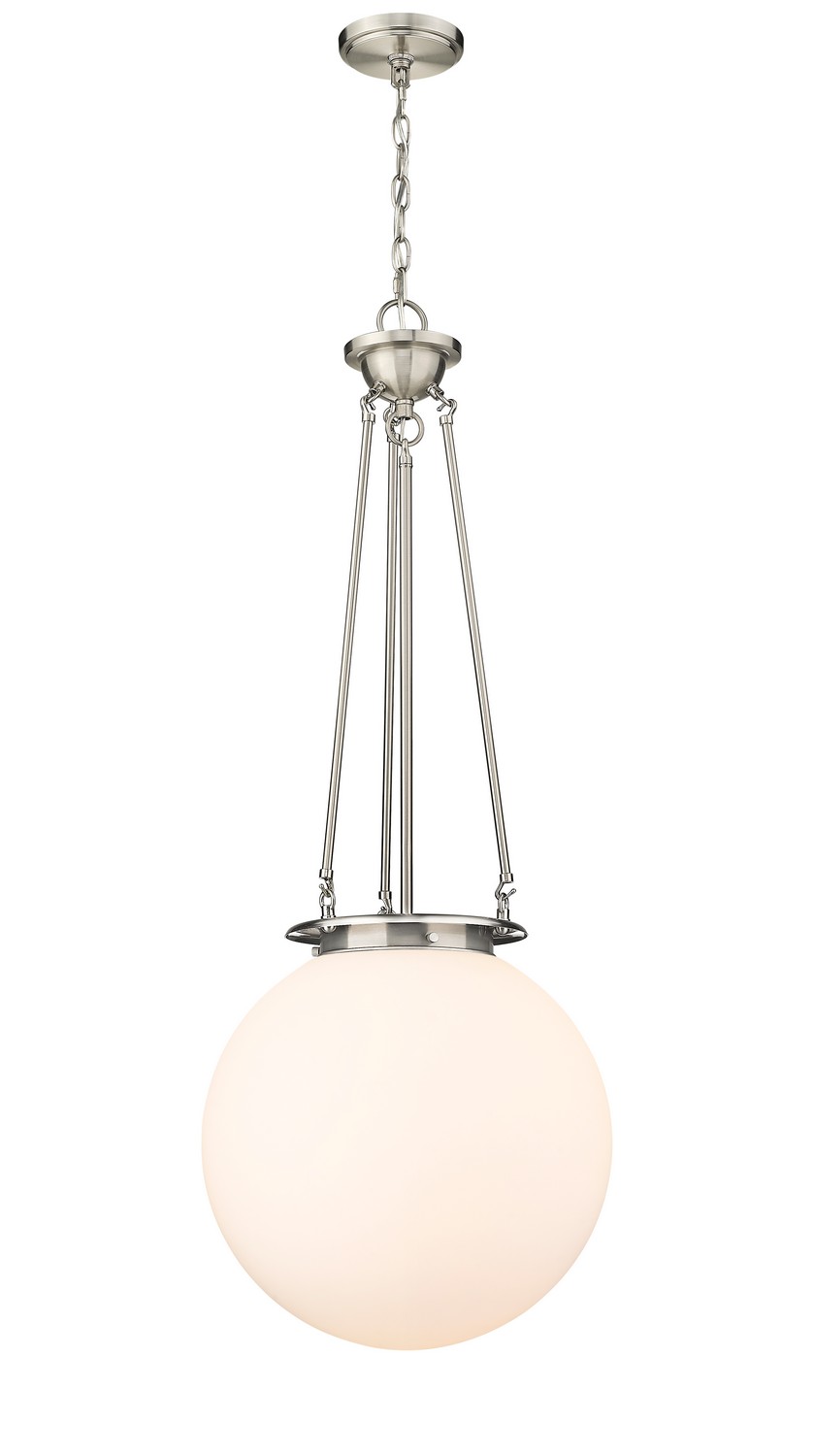 One Light Pendant by Innovations - Essex Collection, Satin Nickel Finish - 221-1P-SN-G201-16
