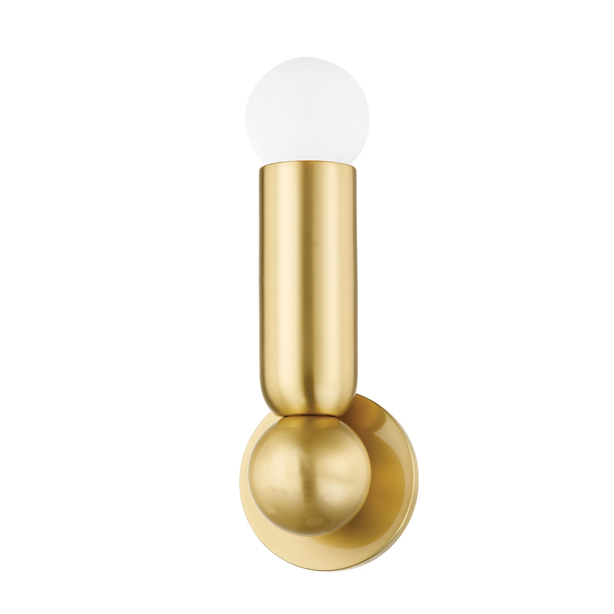 Photos - Chandelier / Lamp Lolly Mitzi Aged Brass One Light Wall Sconce from the  Collection H720101-AGB 