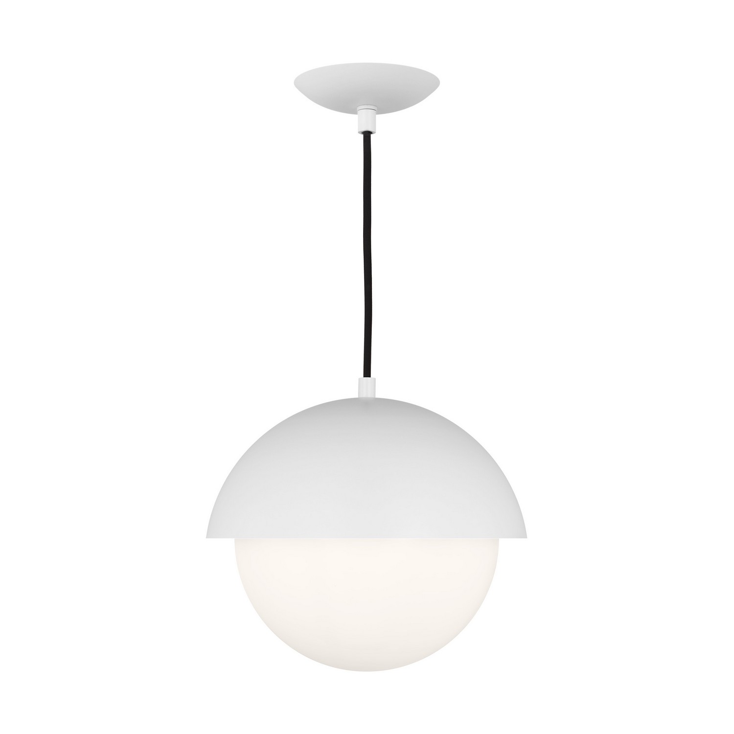 Visual Comfort Studio Hyde One Light Pendant in Matte White - DJP1031MWT