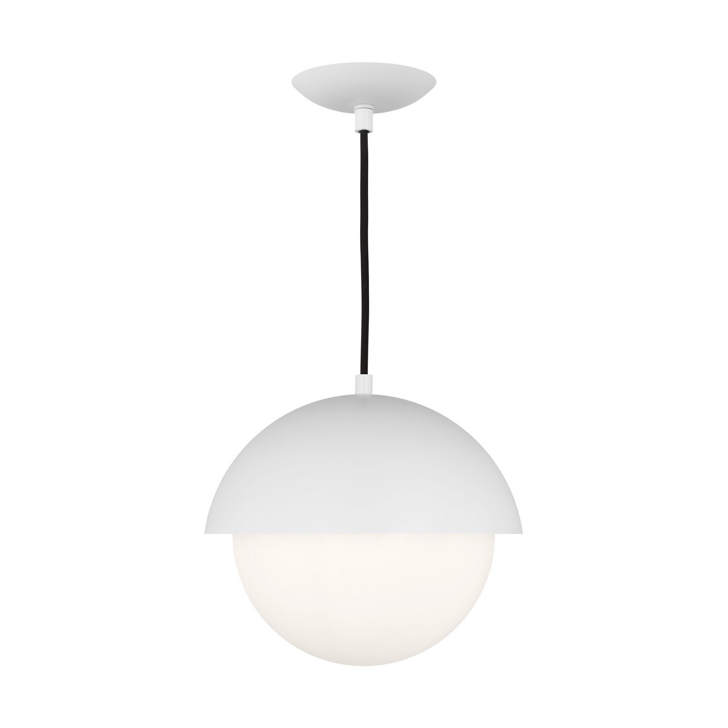 Hyde 1-Light Pendant in Matte White -  SCOTT LIVING, DJP1031MWT