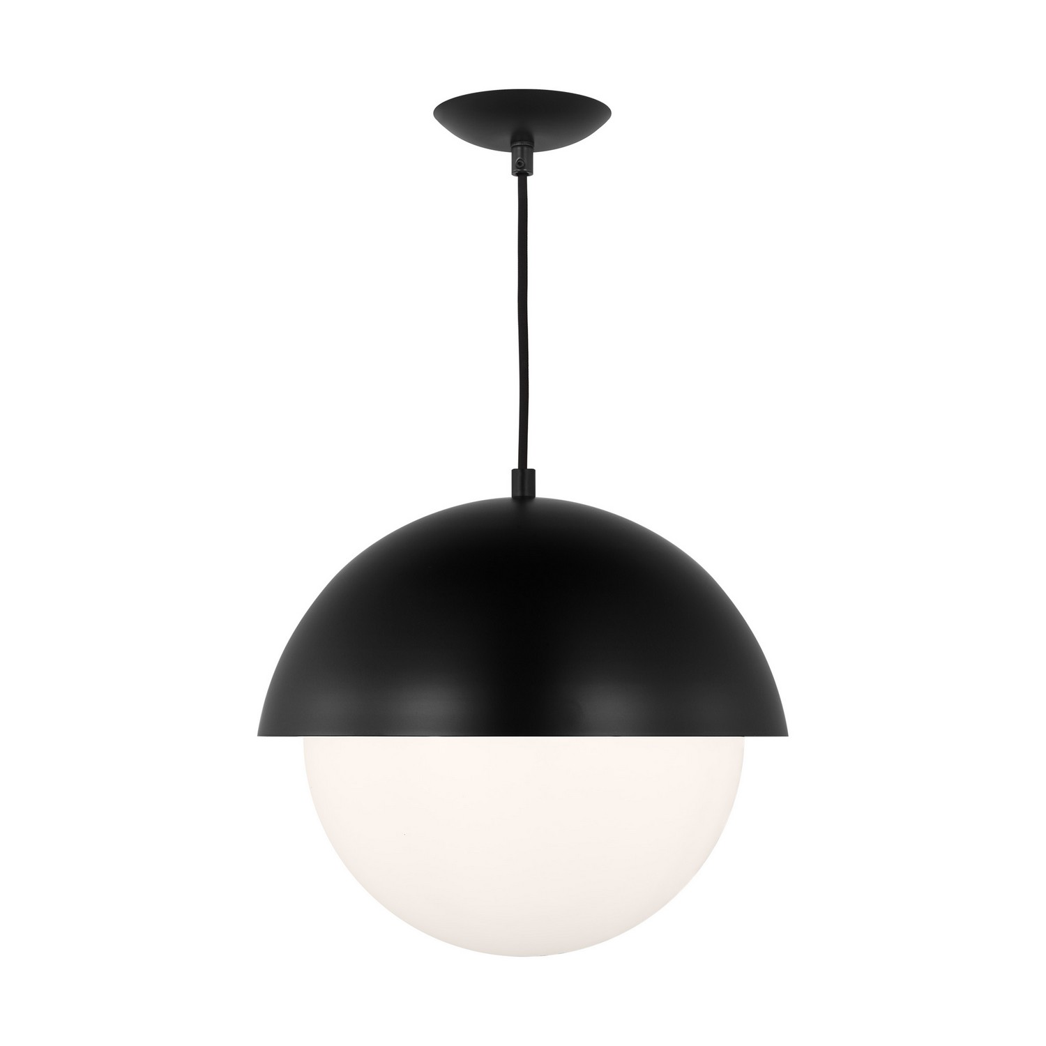Visual Comfort Studio Hyde One Light Pendant in Midnight Black - DJP1041MBK