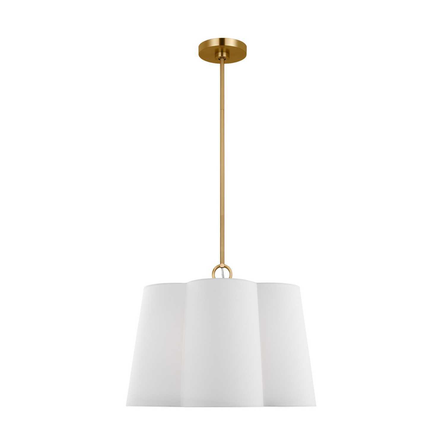 Visual Comfort Studio Bronte Three Light Pendant in Burnished Brass - KSP1083BBS