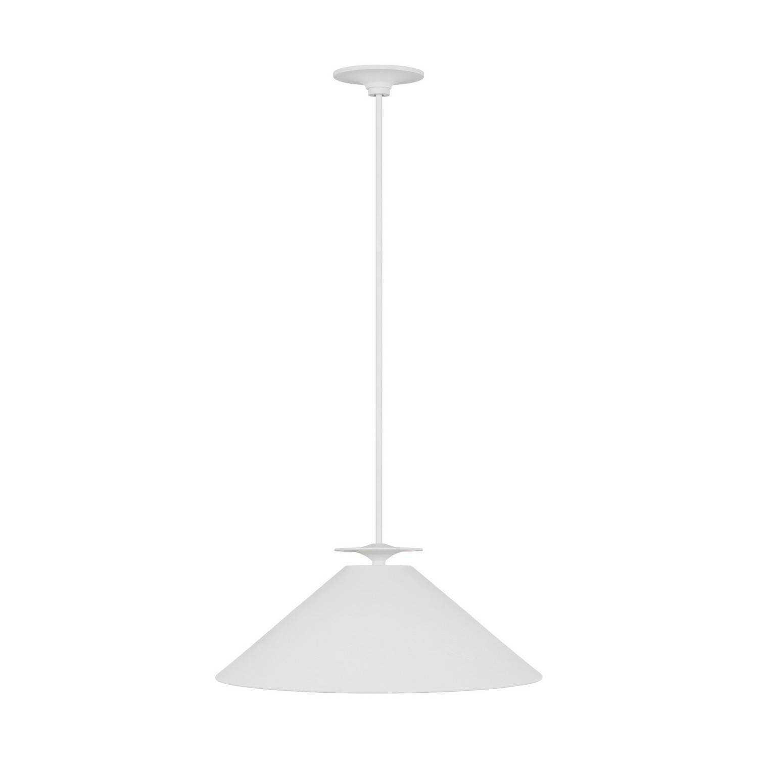 Visual Comfort Studio Cornet One Light Pendant in Cast Plaster - LXP1011CPST
