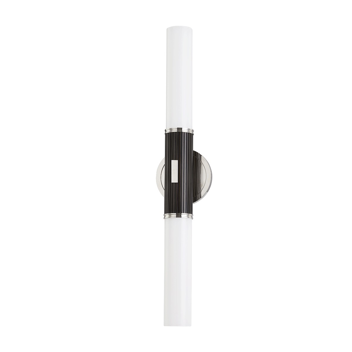Hudson Valley Crewe Two Light Wall Sconce in Polished Nickel - 3626-PN/BBR