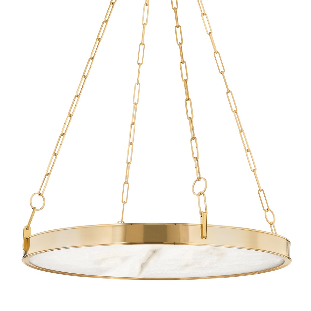 Hudson Valley Kirby LED Chandelier in Aged Brass - 7230-AGB