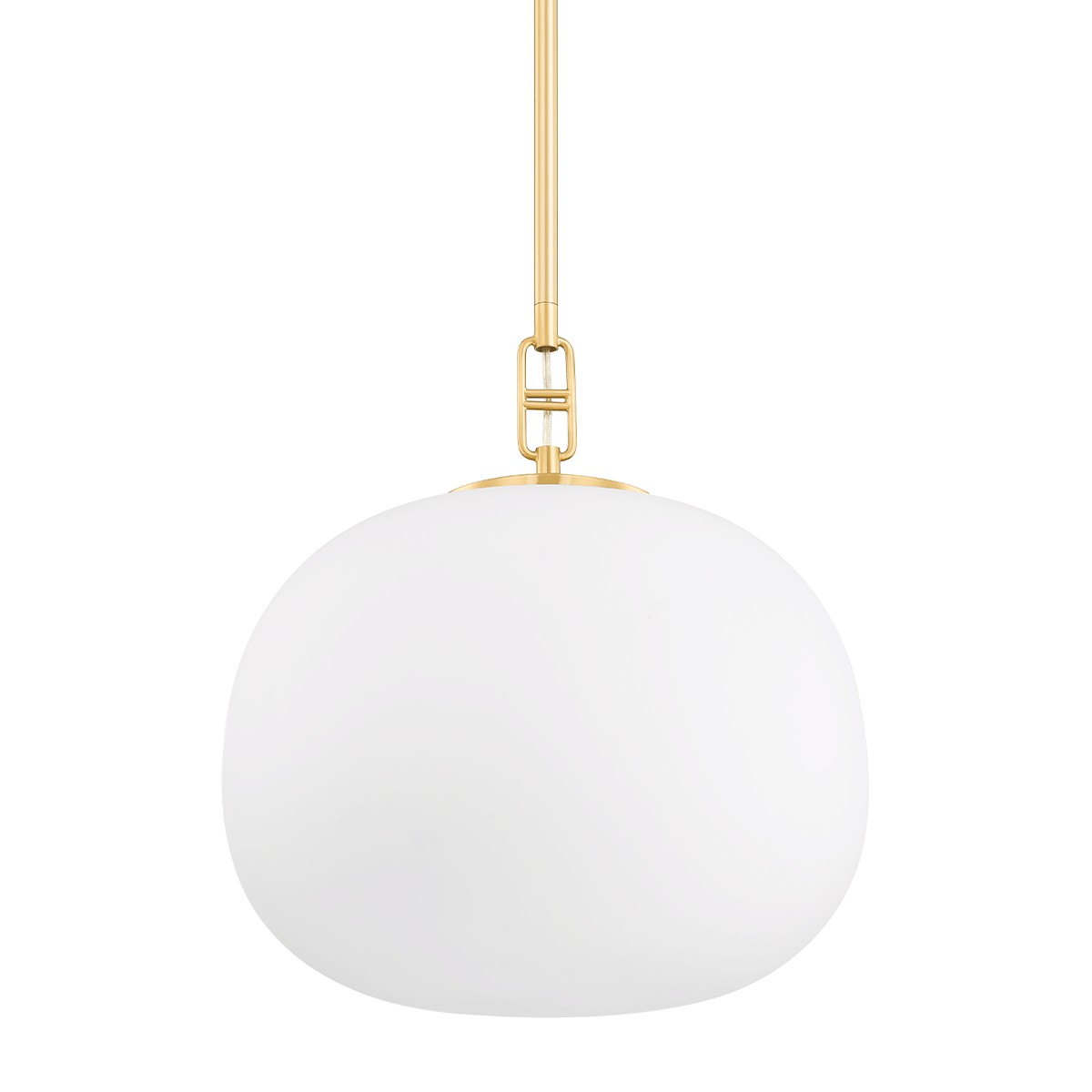 Hudson Valley Ingels One Light Pendant in Aged Brass - 9721-AGB
