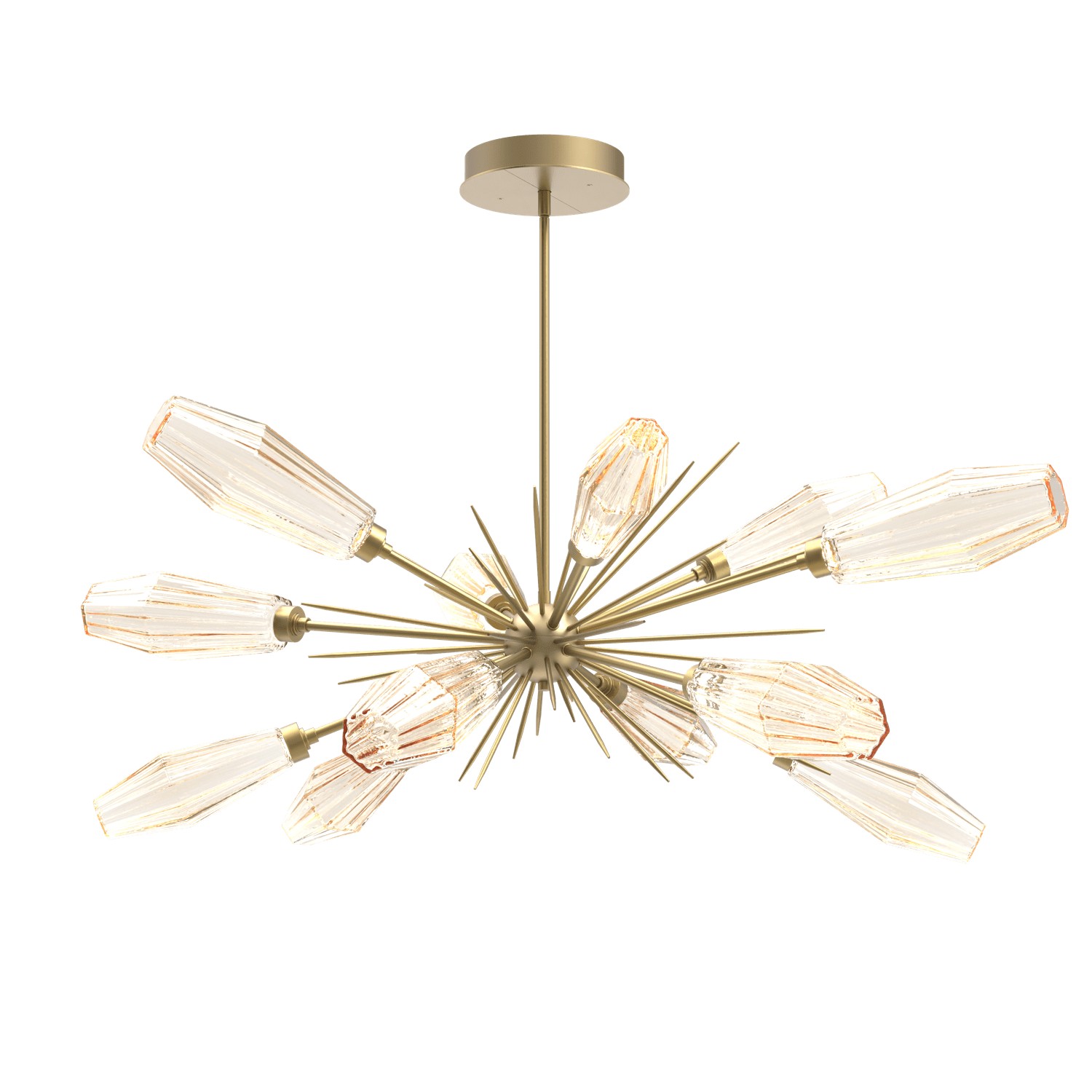 Hammerton Studio Aalto LED Starburst in Gilded Brass - PLB0049-0A-GB-RA-001-L1
