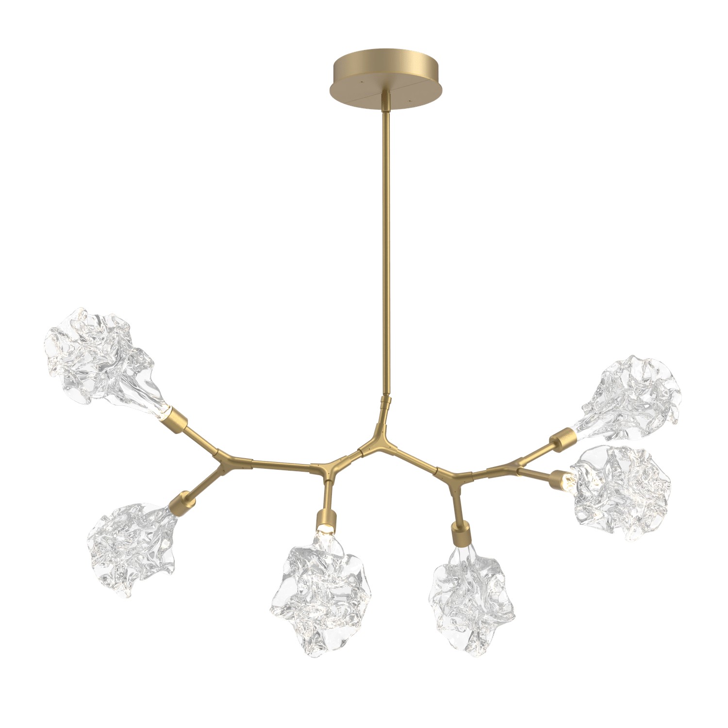 Hammerton Studio Blossom LED Lantern in Gilded Brass - PLB0059-BA-GB-BC-001-L1