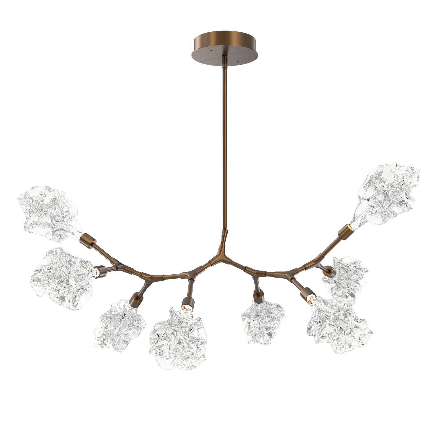 Hammerton Studio Blossom LED Lantern in Flat Bronze - PLB0059-BB-FB-BC-001-L1