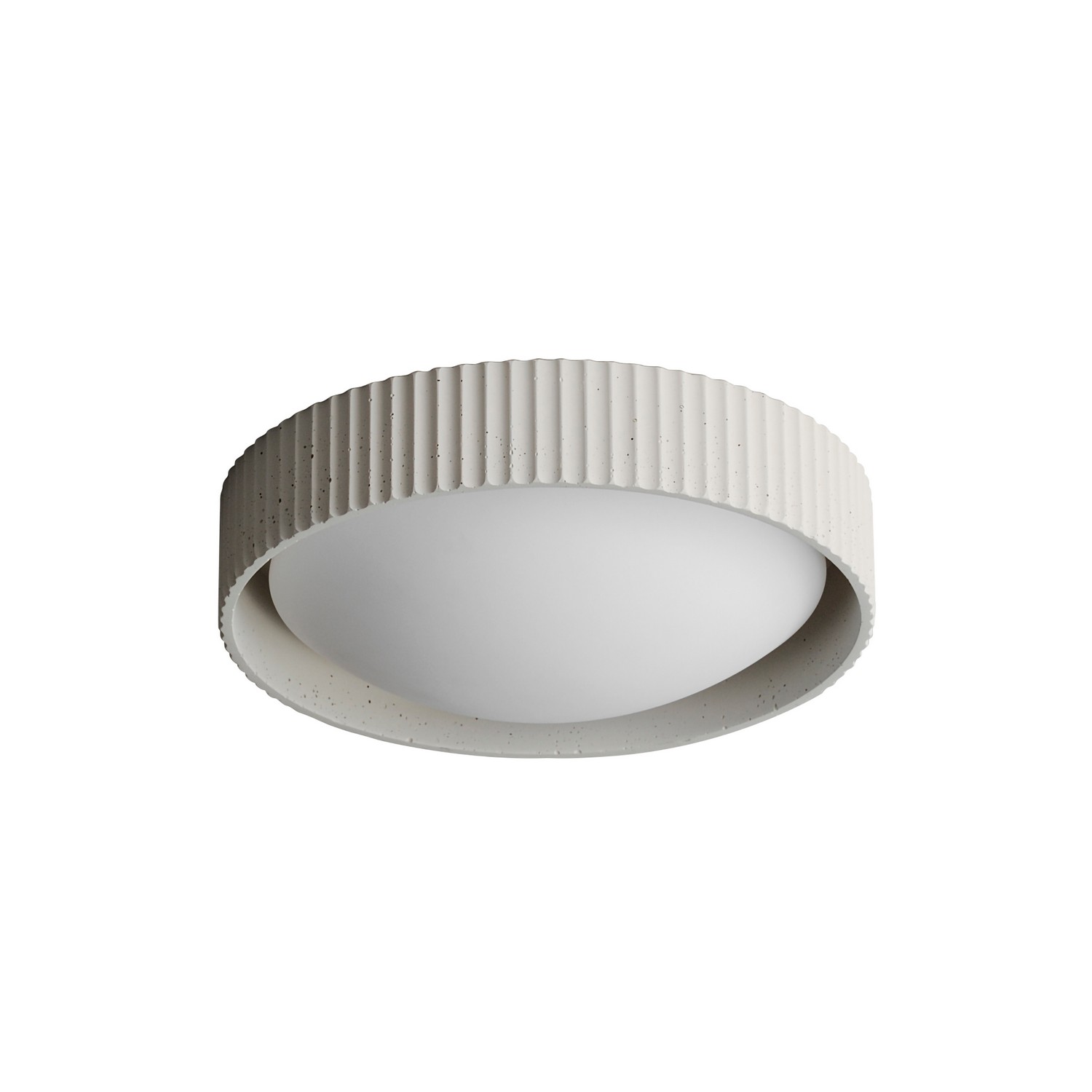 Chaulk White LED Flush Mount from the Souffle Collection