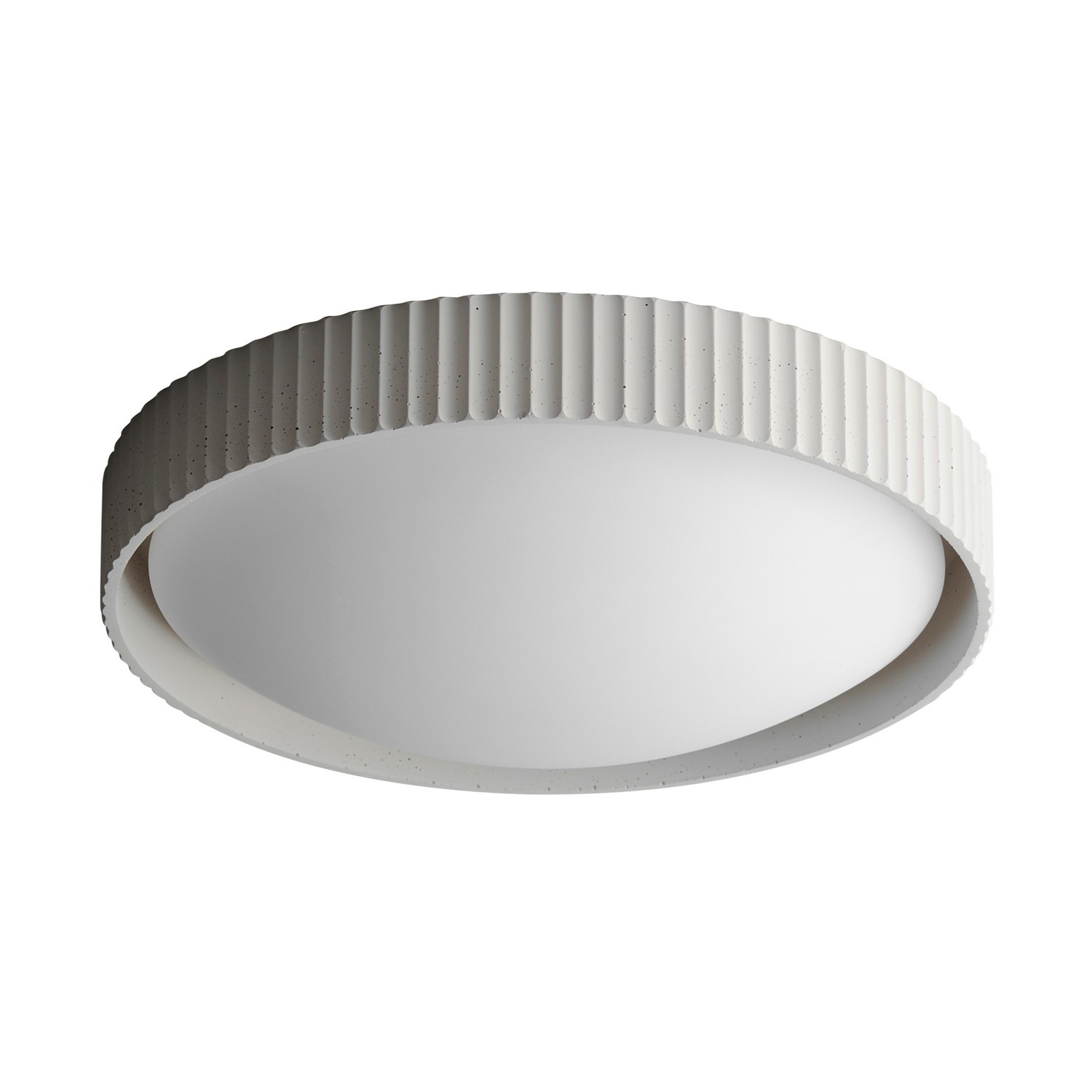 Chaulk White LED Flush Mount from the Souffle Collection