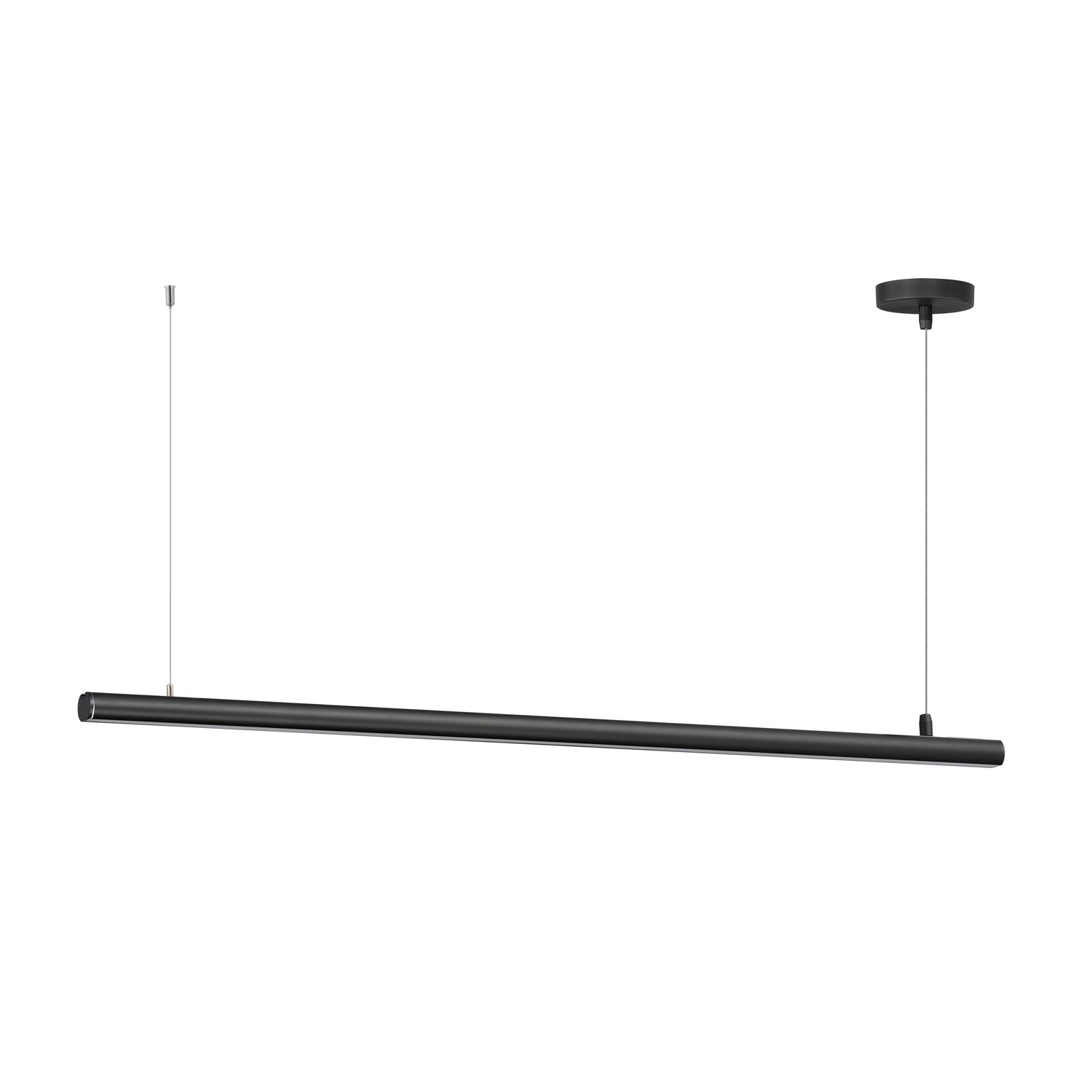 Black LED Linear Pendant from the Continuum Collection