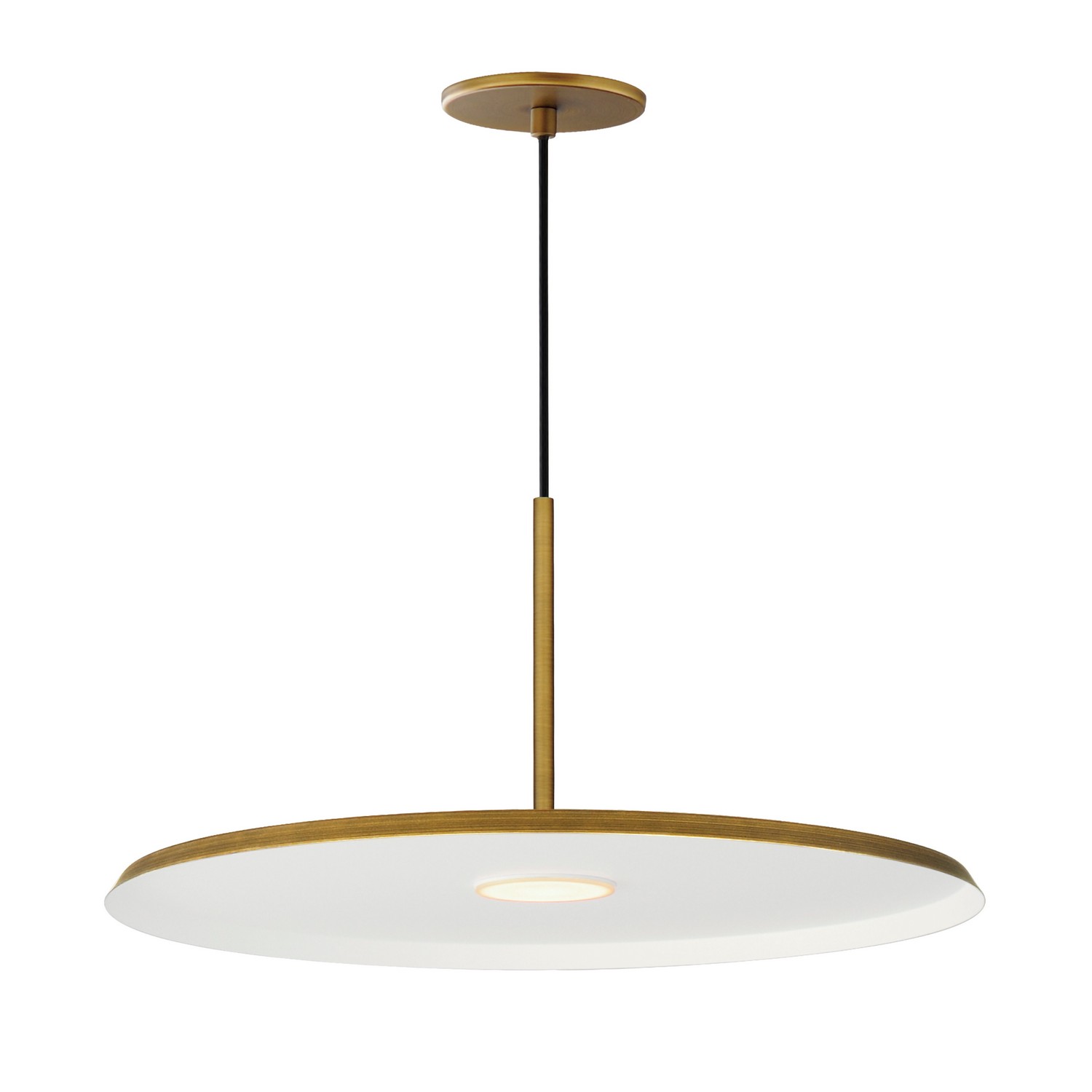 Antique Brass LED Pendant from the Berliner Collection