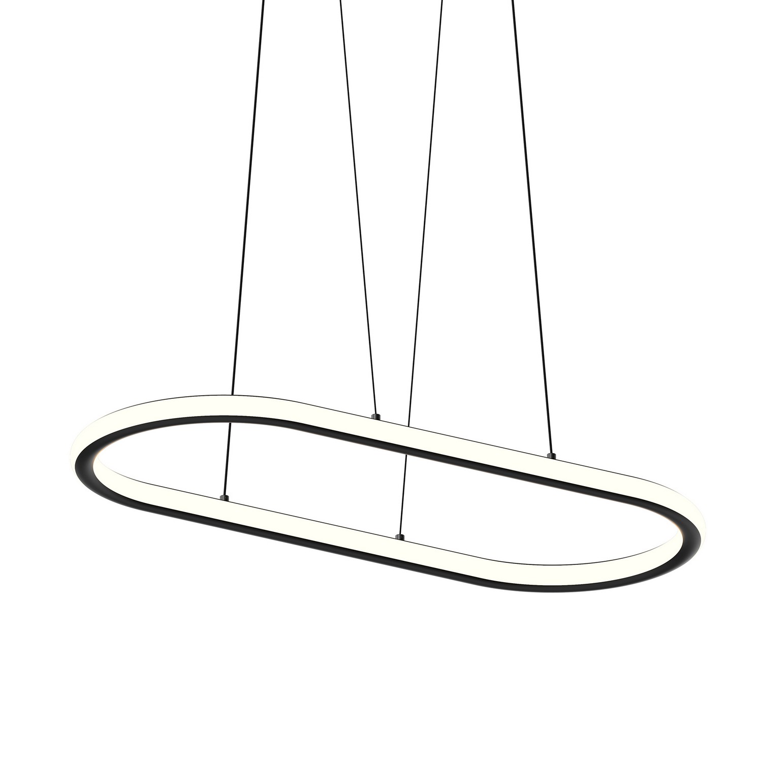 Photos - Chandelier / Lamp Luna Sonneman Satin Black Pendant from the  Collection 2241.25 