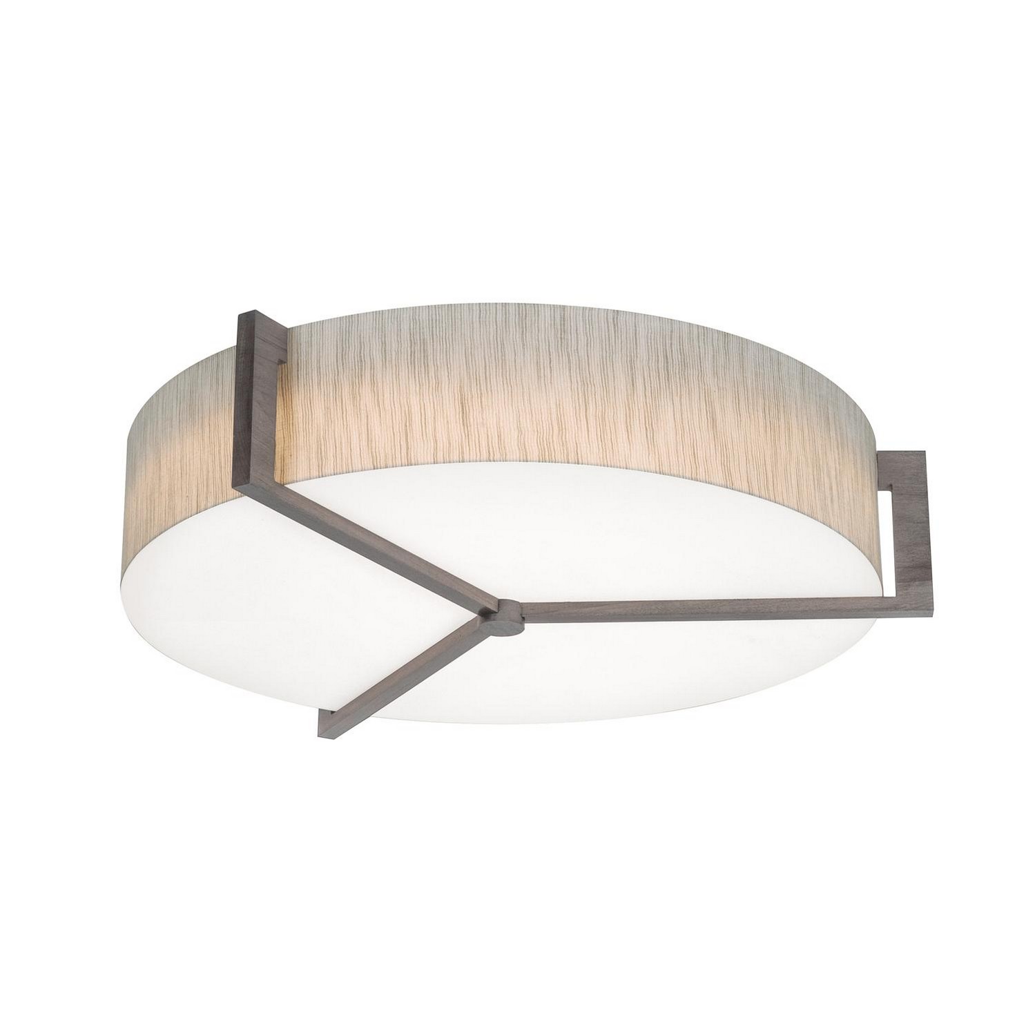 LED Ceiling Mount by AFX Lighting - Apex Collection, Jute/Weathered Grey Finish - APF2432L5AJUDWG-JT-MS