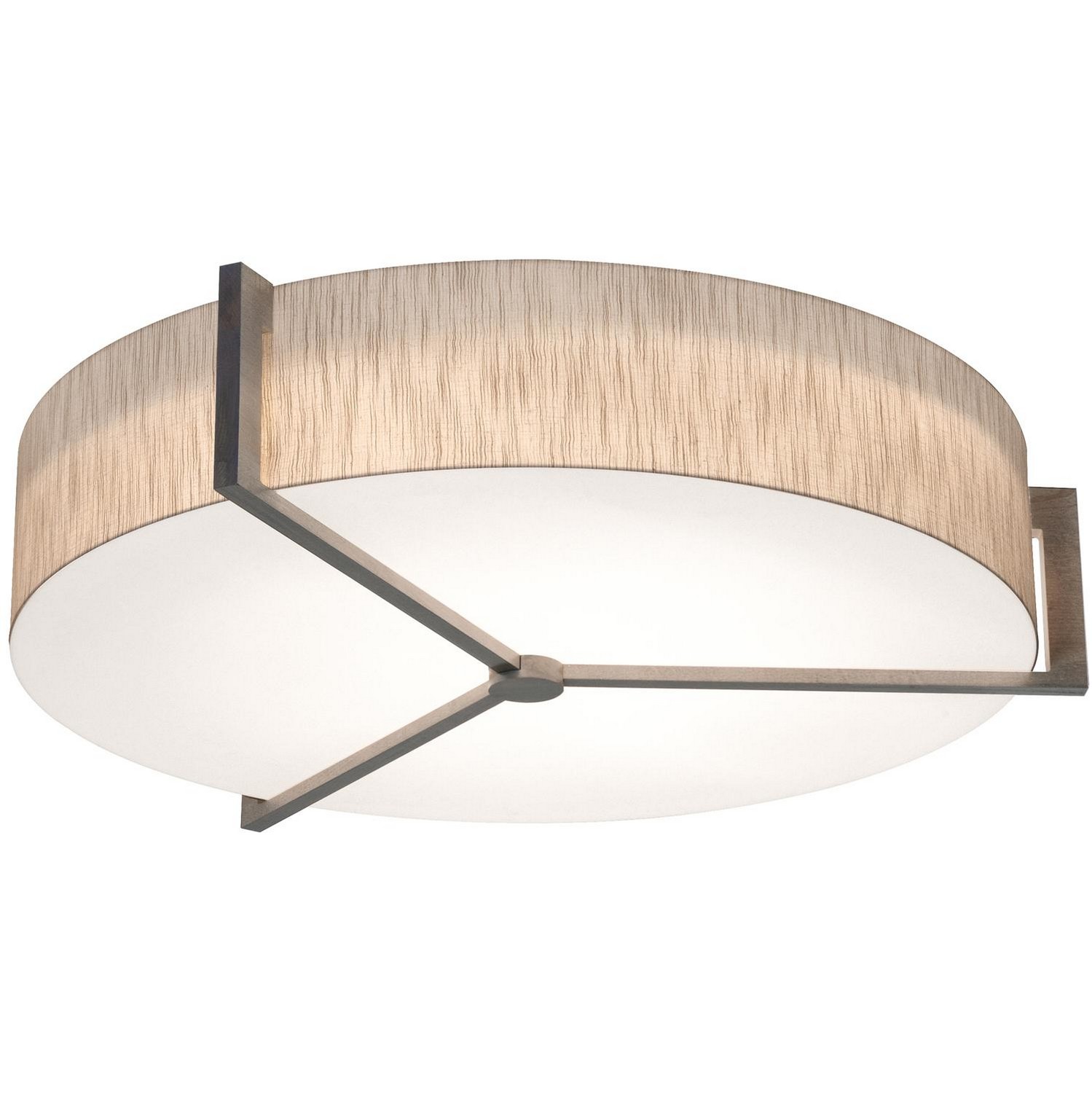 LED Ceiling Mount by AFX Lighting - Apex Collection, Jute/Weathered Grey Finish - APF3044L5AJUDWG-JT-MSBB