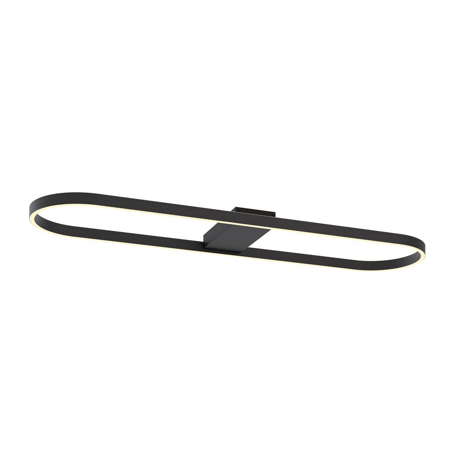 AFX Lighting Glo LED Linear Semi-Flush Mount in Black - GLOL4812L30D1BK