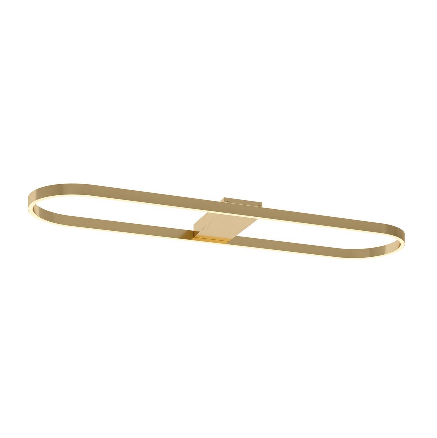 AFX Lighting Glo LED Linear Semi-Flush Mount in Satin Brass - GLOL4812L30D1SB